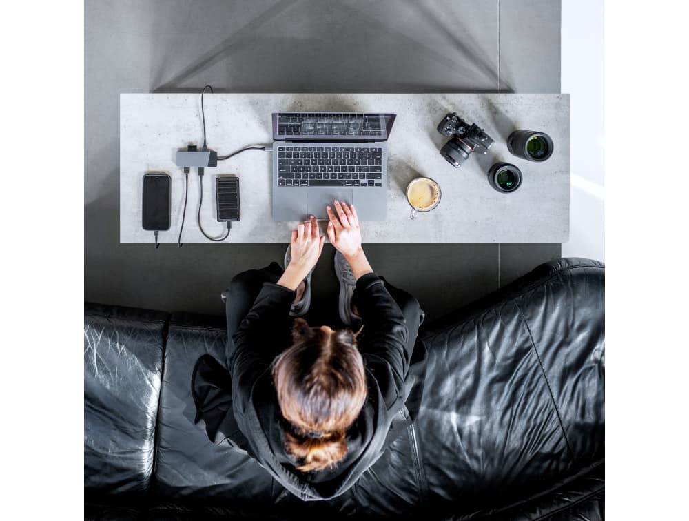 Green Cell HUB GC Connect 7w1 np. do Apple MacBook M1 / M2, Lenovo X1, Asus ZenBook, Dell XPS (3xUSB-A 3.1 HDMI 4K 60Hz USB-C PD 85W)