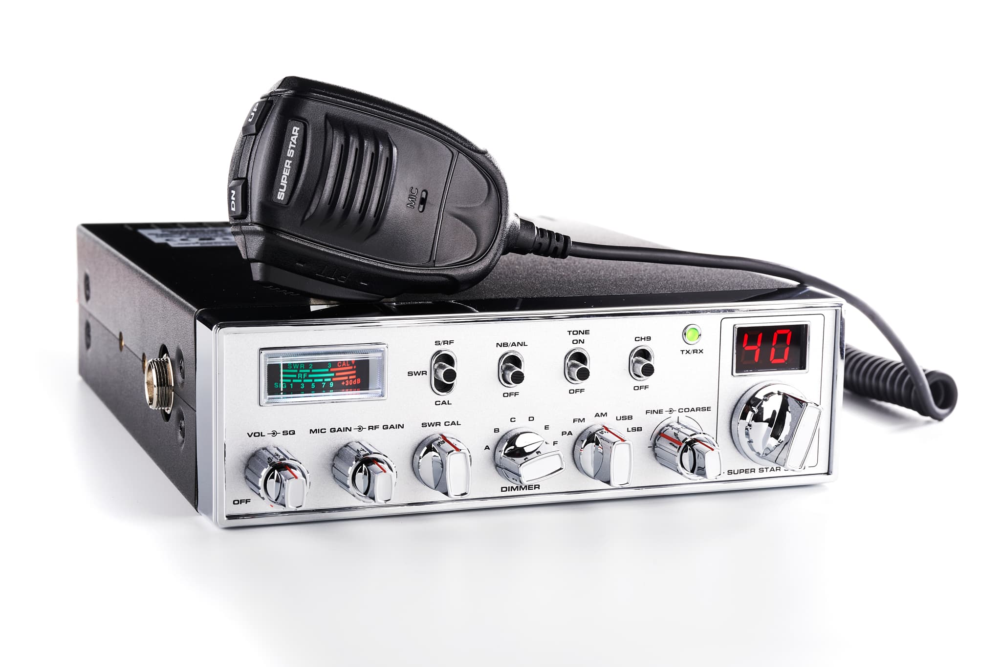 Zestaw CB radio SUPERSTAR 3900 + antena CB Super Santiago 1200 191cm