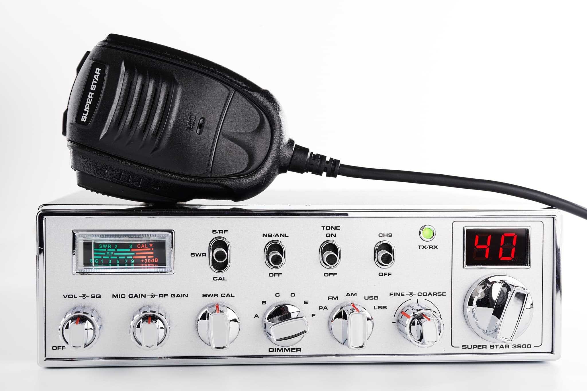 Zestaw CB radio SUPERSTAR 3900 + antena CB Super Santiago 1200 191cm