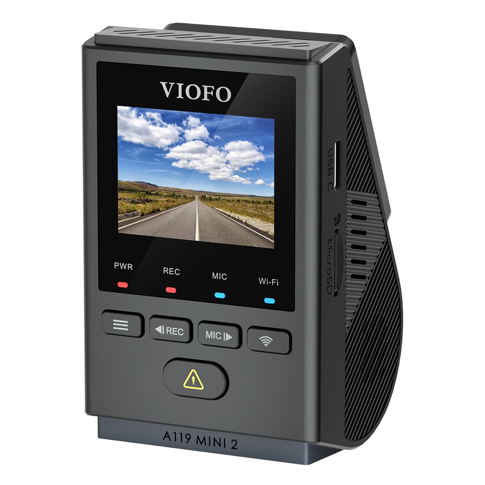VIOFO A119 MINI 2 najmniejsza kamera samochodowa Viofo 2K HDR GPS, Sony Starvis 2, G-sensor, mikrofon, Wi-Fi, BT