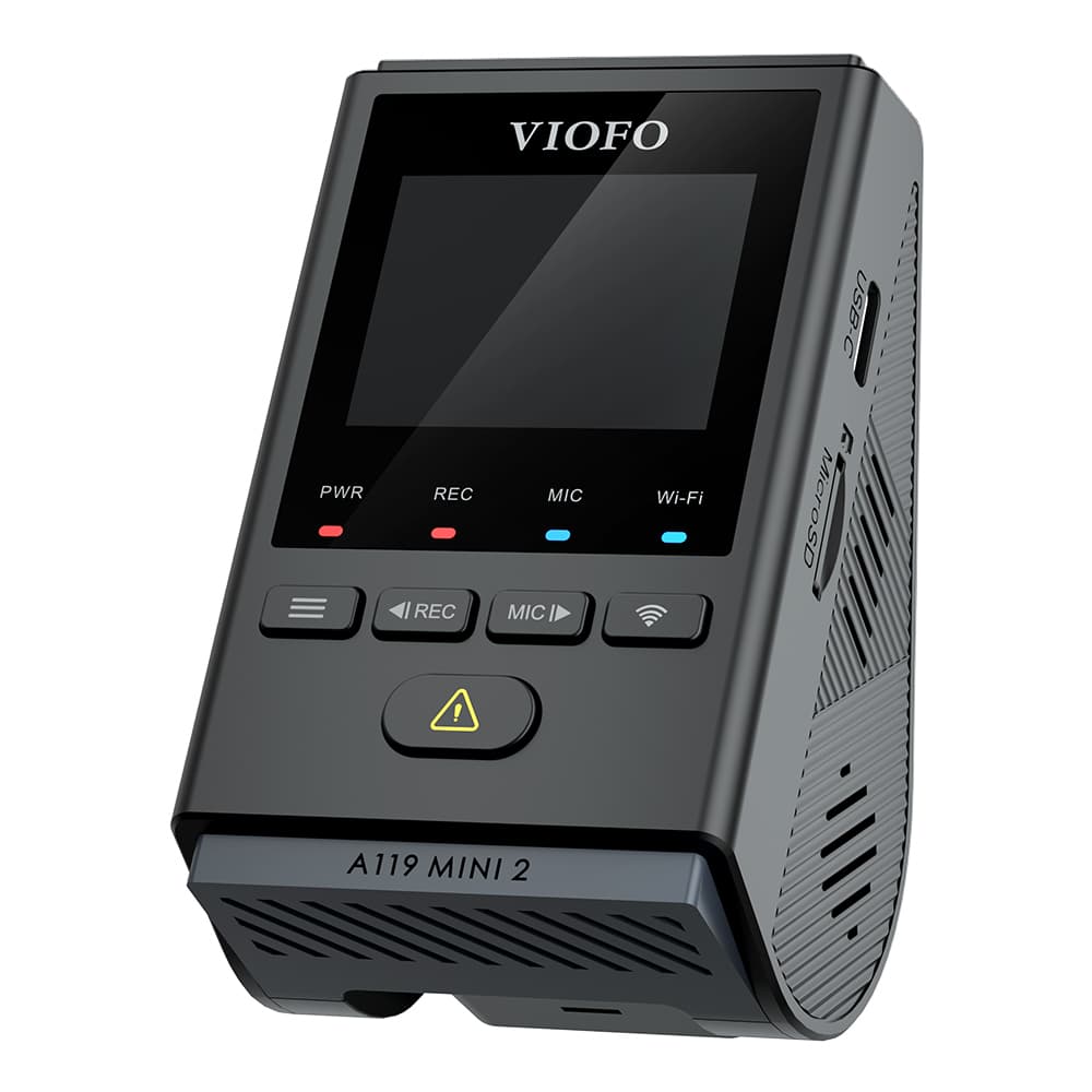 VIOFO A119 MINI 2 najmniejsza kamera samochodowa Viofo 2K HDR GPS, Sony Starvis 2, G-sensor, mikrofon, Wi-Fi, BT