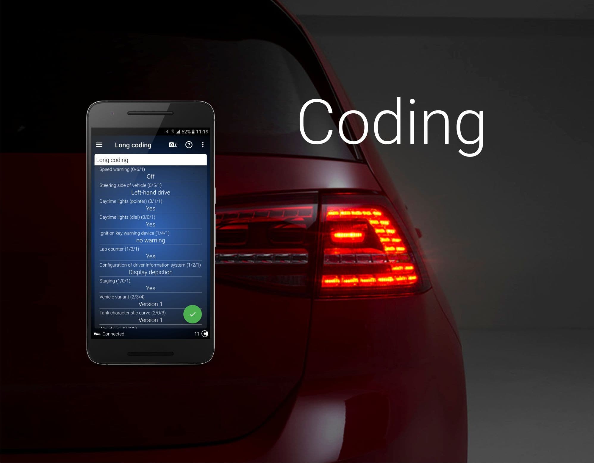 OBD Eleven NextGen Device + 200 kredytów iOS / Android najlepszy interfejs diagnostyczny OBD-2 do VAG: VOLKSWAGEN AUDI SKODA SEAT - mobilny VCDS