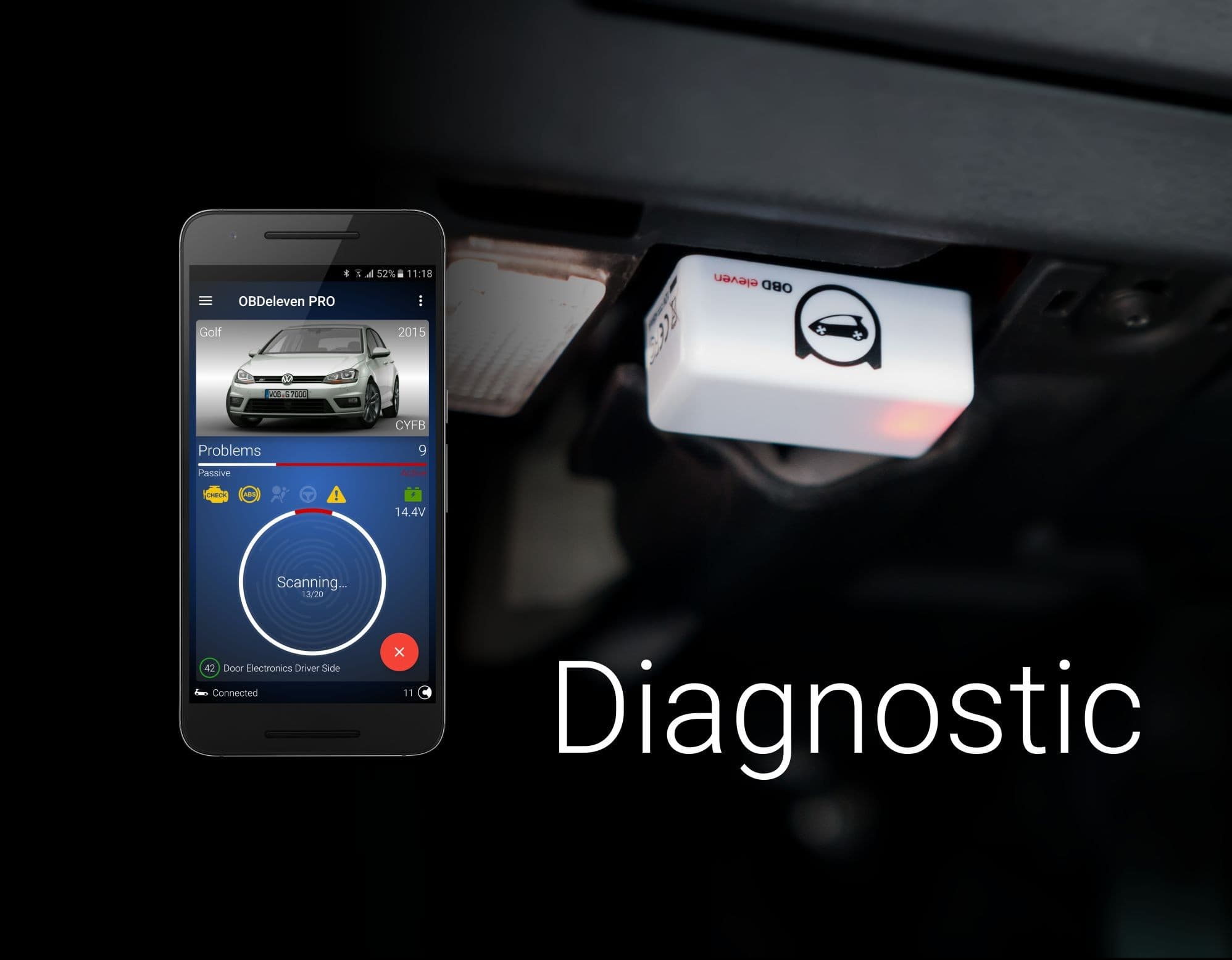 OBD Eleven NextGen PRO PACK 200 iOS / Android najlepszy interfejs diagnostyczny OBD-2 do VAG: VOLKSWAGEN AUDI SKODA SEAT - mobilny VCDS - Łódź Zbąszyńska 2