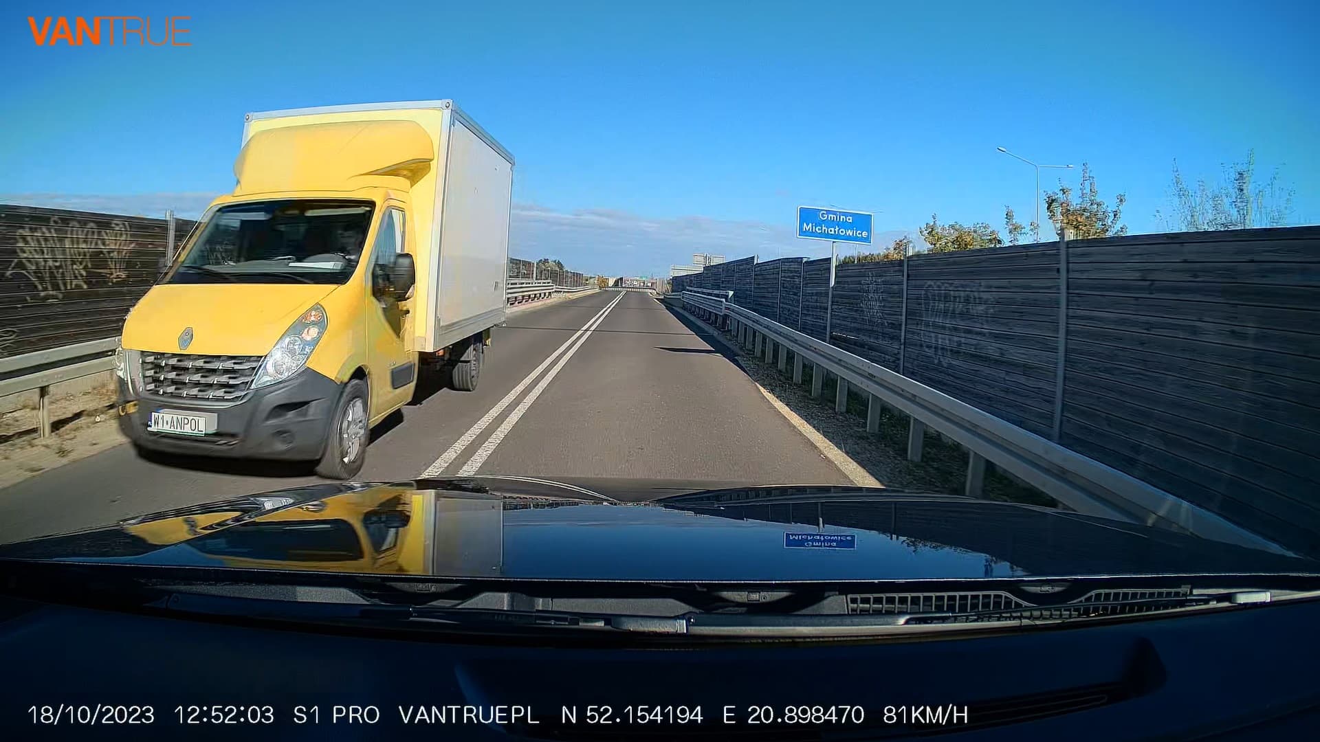 VANTRUE S1 PRO 2CH wideorejestrator samochodowy (1944P+1080P 30FPS) - kamera samochodowa przód + tył Vantrue Sonnet 1 Pro