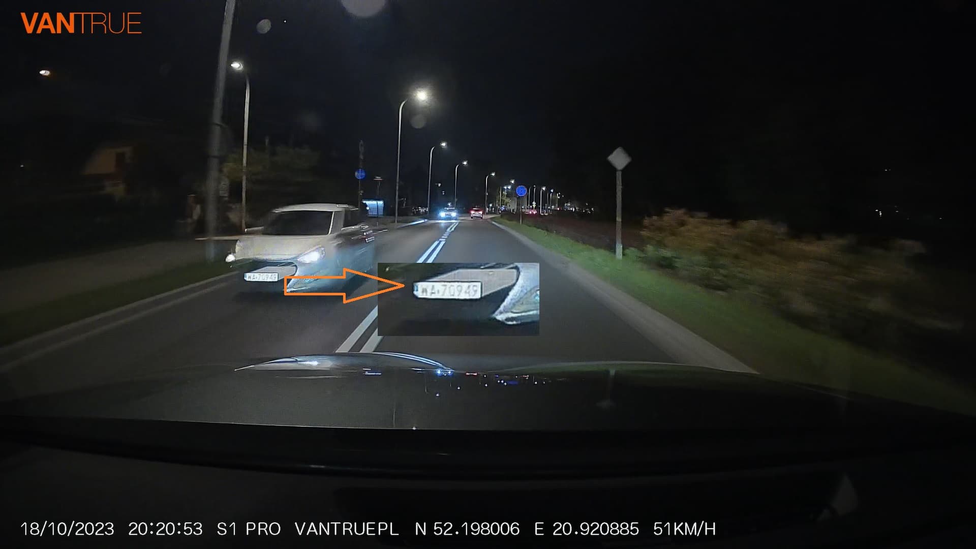VANTRUE S1 PRO 2CH wideorejestrator samochodowy (1944P+1080P 30FPS) - kamera samochodowa przód + tył Vantrue Sonnet 1 Pro