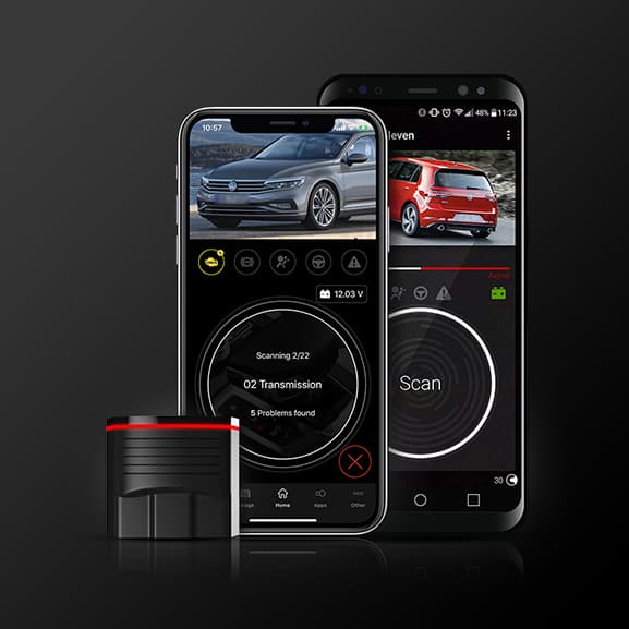 OBD Eleven NextGen Device + 200 kredytów iOS / Android najlepszy interfejs diagnostyczny OBD-2 do VAG: VOLKSWAGEN AUDI SKODA SEAT - mobilny VCDS