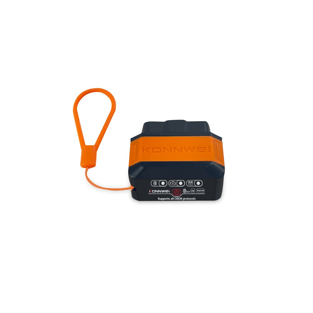 KONNWEI KW906 markowy interfejs diagnostyczny OBD-2 adapter bluetooth 5.0 - odczyt i kasowanie błędów komputera iOS / Android / Windows