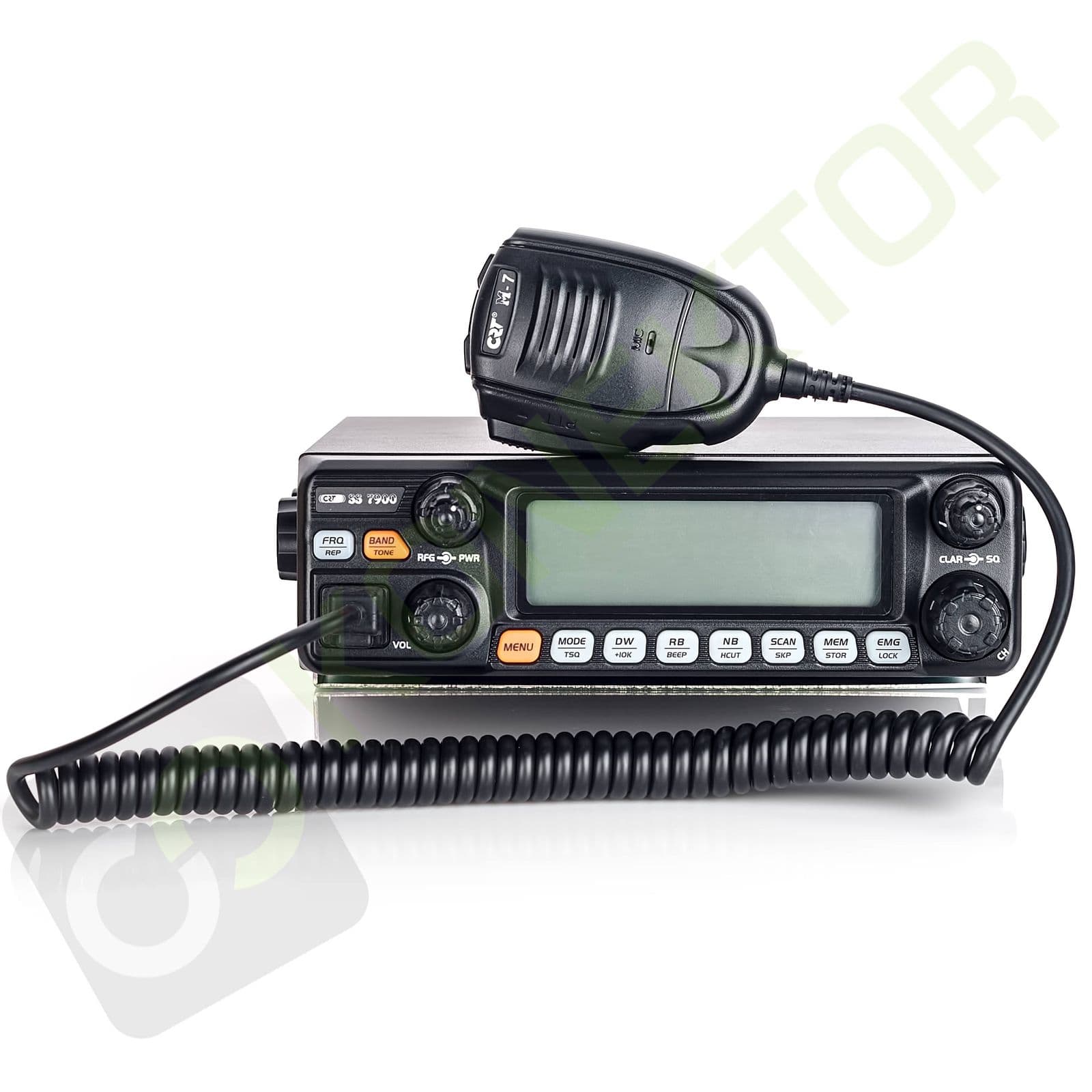SUPERSTAR CRT 7900 V TURBO EXPORT + mikrofon Astatic Road Devil zasilanie z radia - radiostacja AM FM SSB 26-30MHz