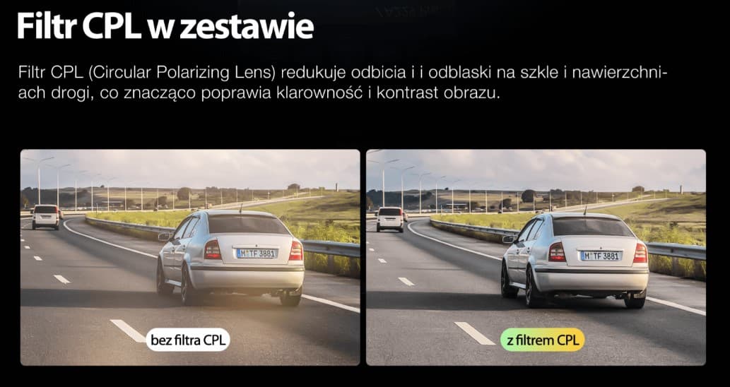 Viofo A229 Pro Duo IR dyskretna kamera samochodowa przód 4K Ulta HD wnętrze Full HD - idealny wideorejestrator do TAXI, UBER, BOLT