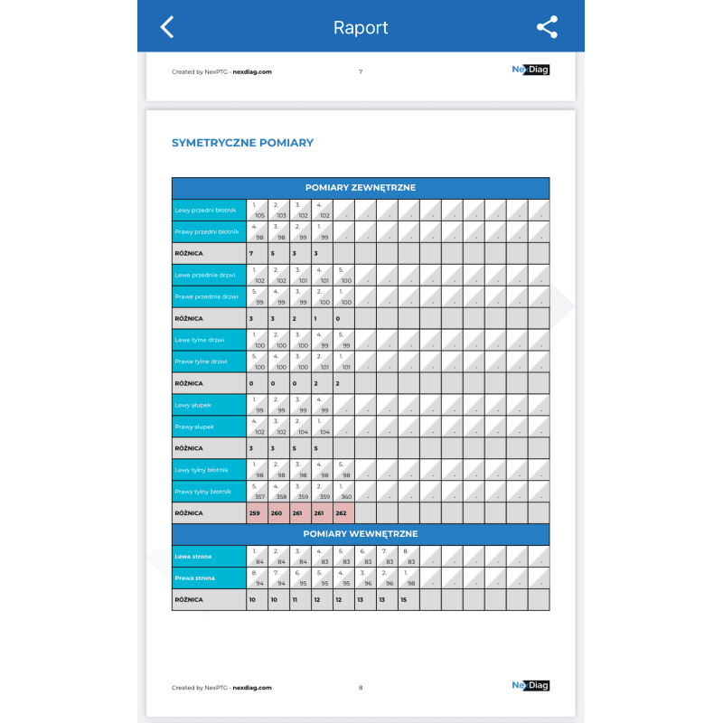 NexPTG Professional zaawansowany miernik grubości lakieru + BT 4.0 iOS / Android (stal/stal ocynkowana/aluminium)