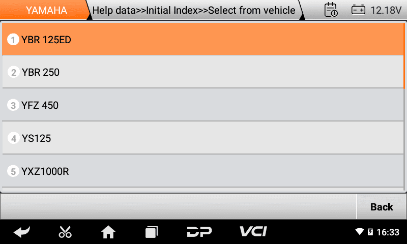 OBDSTAR iSCAN YAMAHA interfejs diagnostyczny do motocykli Yamaha