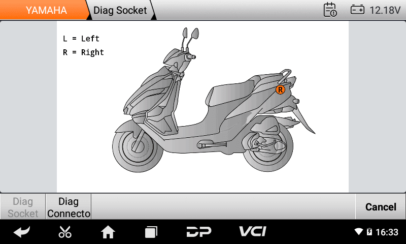 OBDSTAR iSCAN YAMAHA interfejs diagnostyczny do motocykli Yamaha