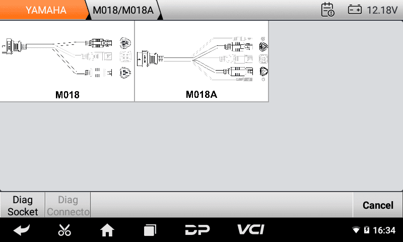 OBDSTAR iSCAN YAMAHA interfejs diagnostyczny do motocykli Yamaha