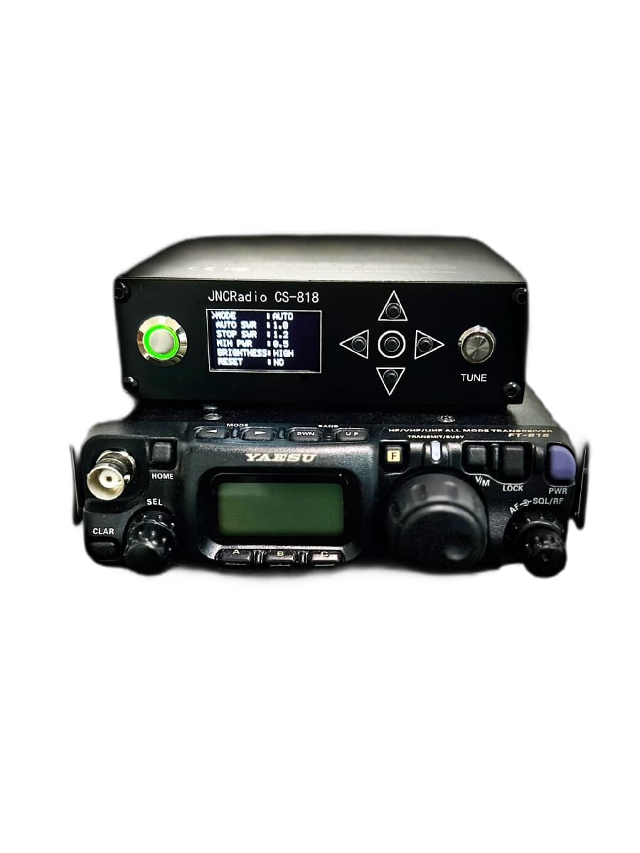 JNCRadio CS-818 skrzynka antenowa 1.8-54MHz / 30W, integracja z Yaesu FT-817 / FT-818, tuner antenowy z baterią - również do Icom IC-705