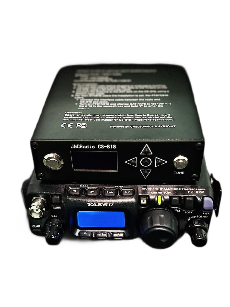 JNCRadio CS-818 skrzynka antenowa 1.8-54MHz / 30W, integracja z Yaesu FT-817 / FT-818, tuner antenowy z baterią - również do Icom IC-705