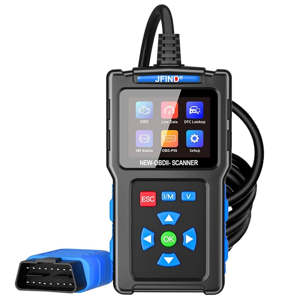 JFIND JF700 uniwersalny skaner diagnostyczny OBD2 z polskim menu - odczyt i kasowanie błędów, Check Engine, szybka diagnostyka dla wszystkich marek samochodów