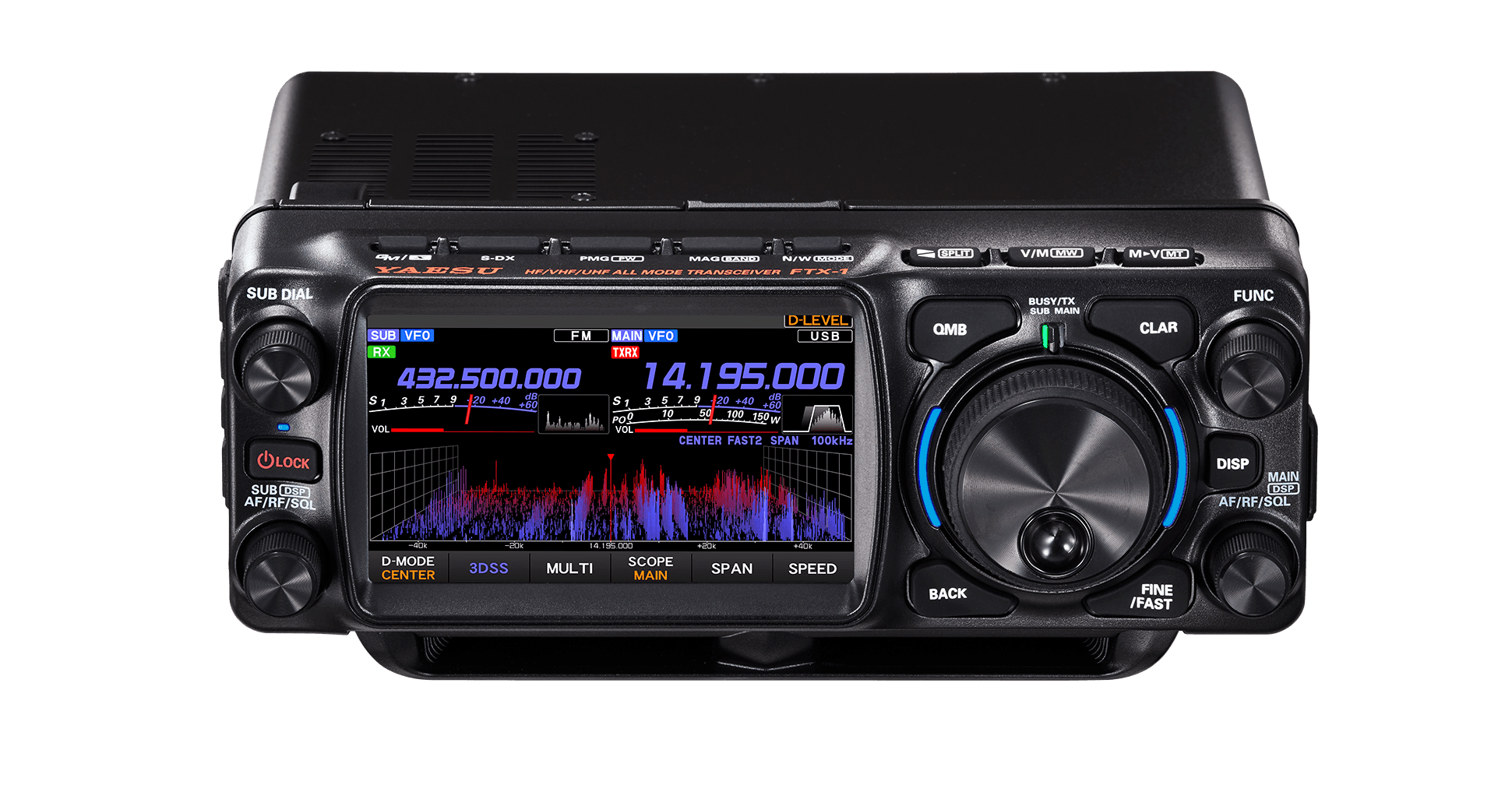 YAESU FTX-1 OPTIMA wersja terenowo-bazowa - radiotelefon amatorski HF/50/144/430MHz C4FM/FM 100W (następca FT-857, FT-897), CashBack 400€