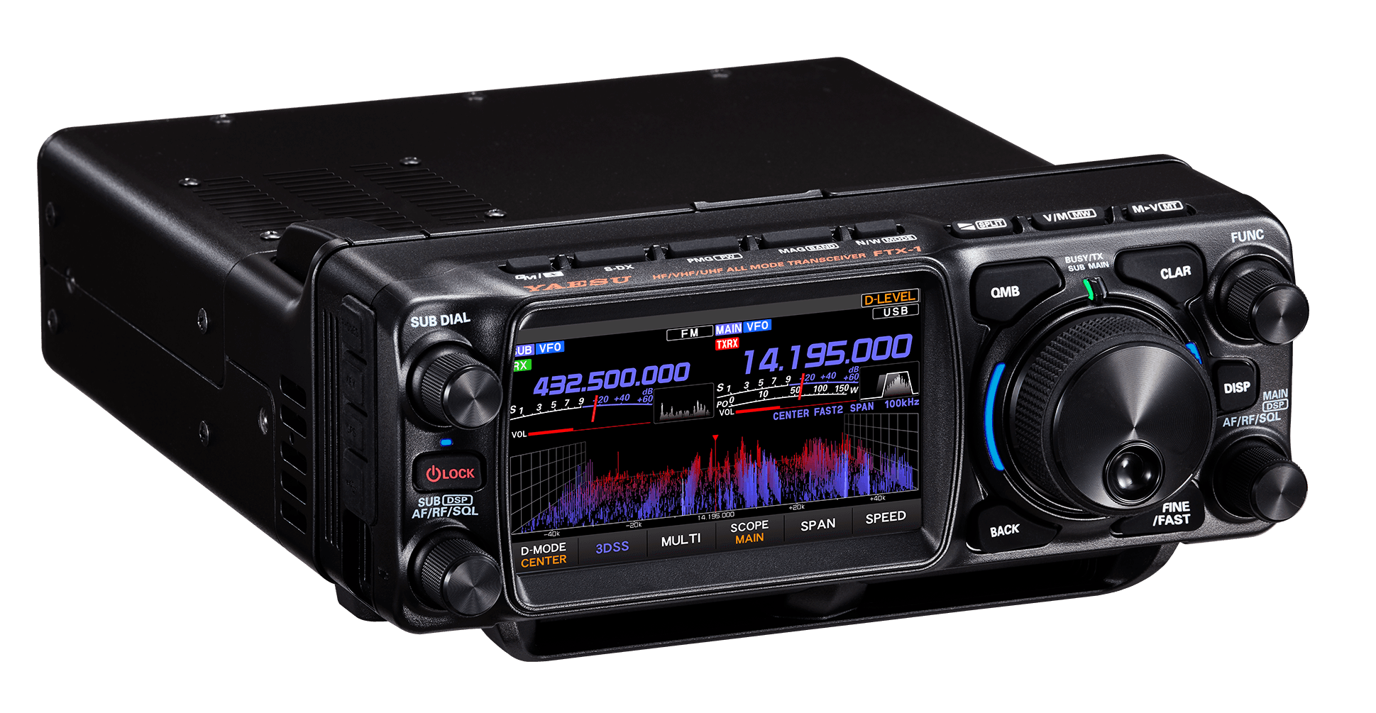 YAESU FTX-1 OPTIMA wersja terenowo-bazowa - radiotelefon amatorski HF/50/144/430MHz C4FM/FM 100W (następca FT-857, FT-897), CashBack 400€