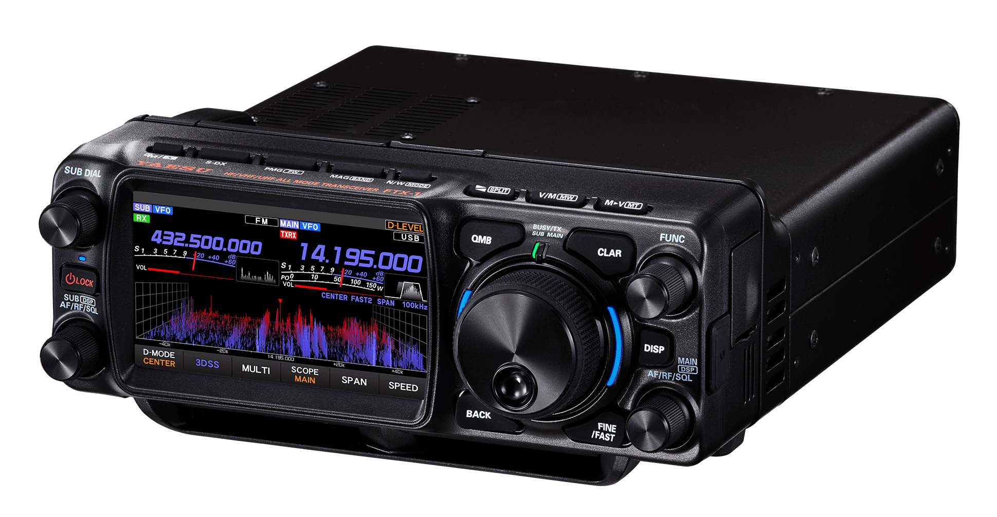 YAESU FTX-1 OPTIMA wersja terenowo-bazowa - radiotelefon amatorski HF/50/144/430MHz C4FM/FM 100W (następca FT-857, FT-897), CashBack 400€