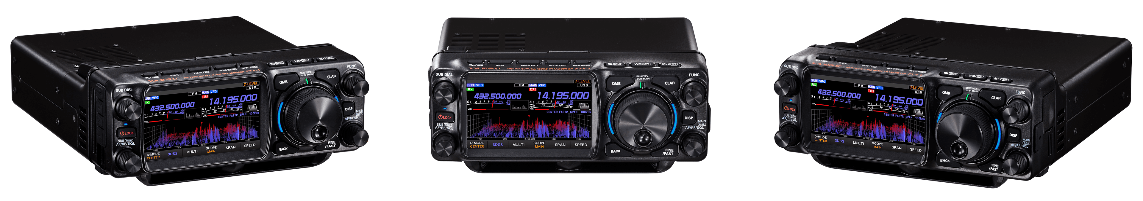YAESU FTX-1 OPTIMA wersja terenowo-bazowa - radiotelefon amatorski HF/50/144/430MHz C4FM/FM 100W (następca FT-857, FT-897), CashBack 400€