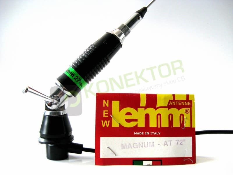 LEMM AT-72 MAGNUM (AT72) z klamką Antena CB 165cm kabel 4m + UCHWYT KLAPOWY SF-40