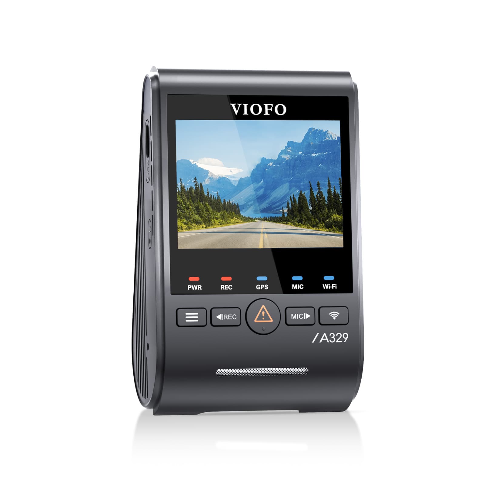 VIOFO A329S 1CH kamera samochodowa przód 4K 60FPS, obsługa dysków SSD, HDR, GPS, Sony Starvis 2, G-sensor, mikrofon, Wi-Fi 6, BT