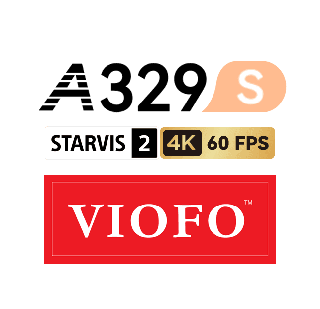VIOFO A329S 1CH kamera samochodowa przód 4K 60FPS, obsługa dysków SSD, HDR, GPS, Sony Starvis 2, G-sensor, mikrofon, Wi-Fi 6, BT