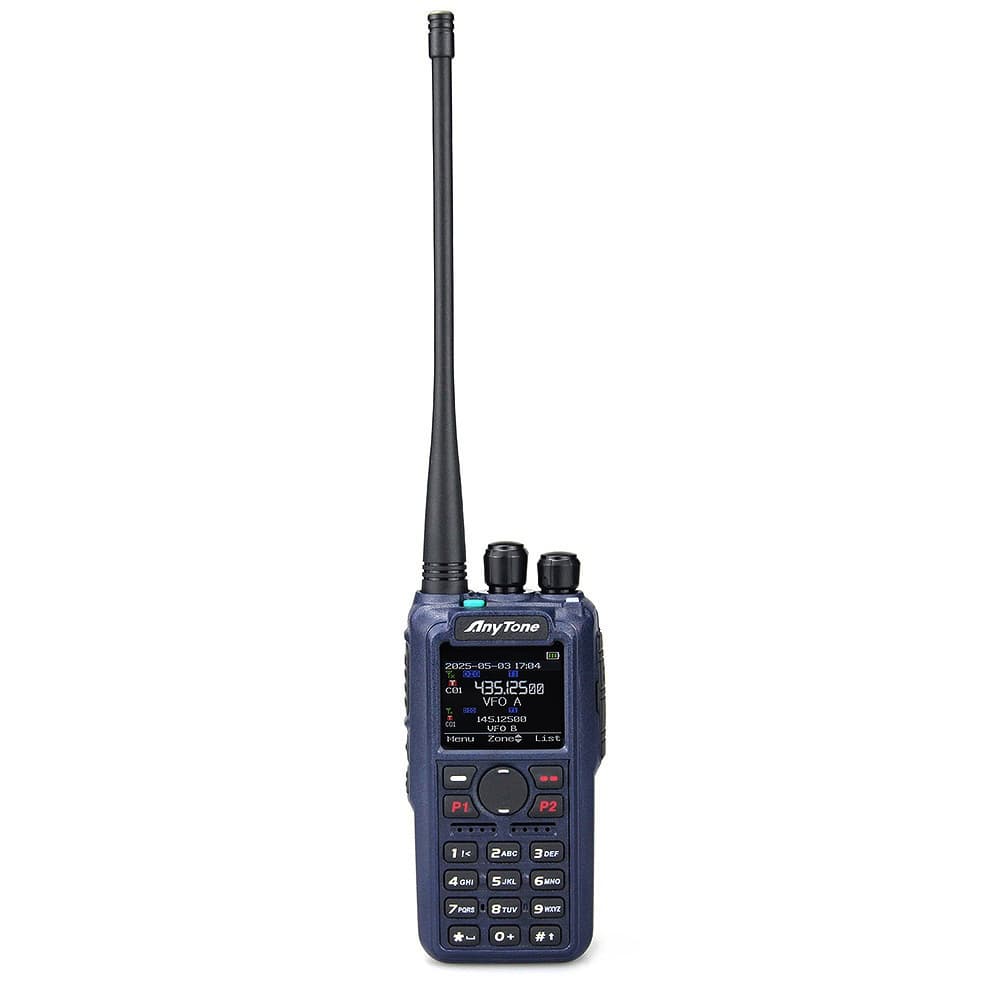 AnyTone AT-D890 UV ręczny radiotelefon cyfrowy/analogowy DMR VHF/UHF APRS wersja EXPORT, polska instrukcja, wgrane przemienniki