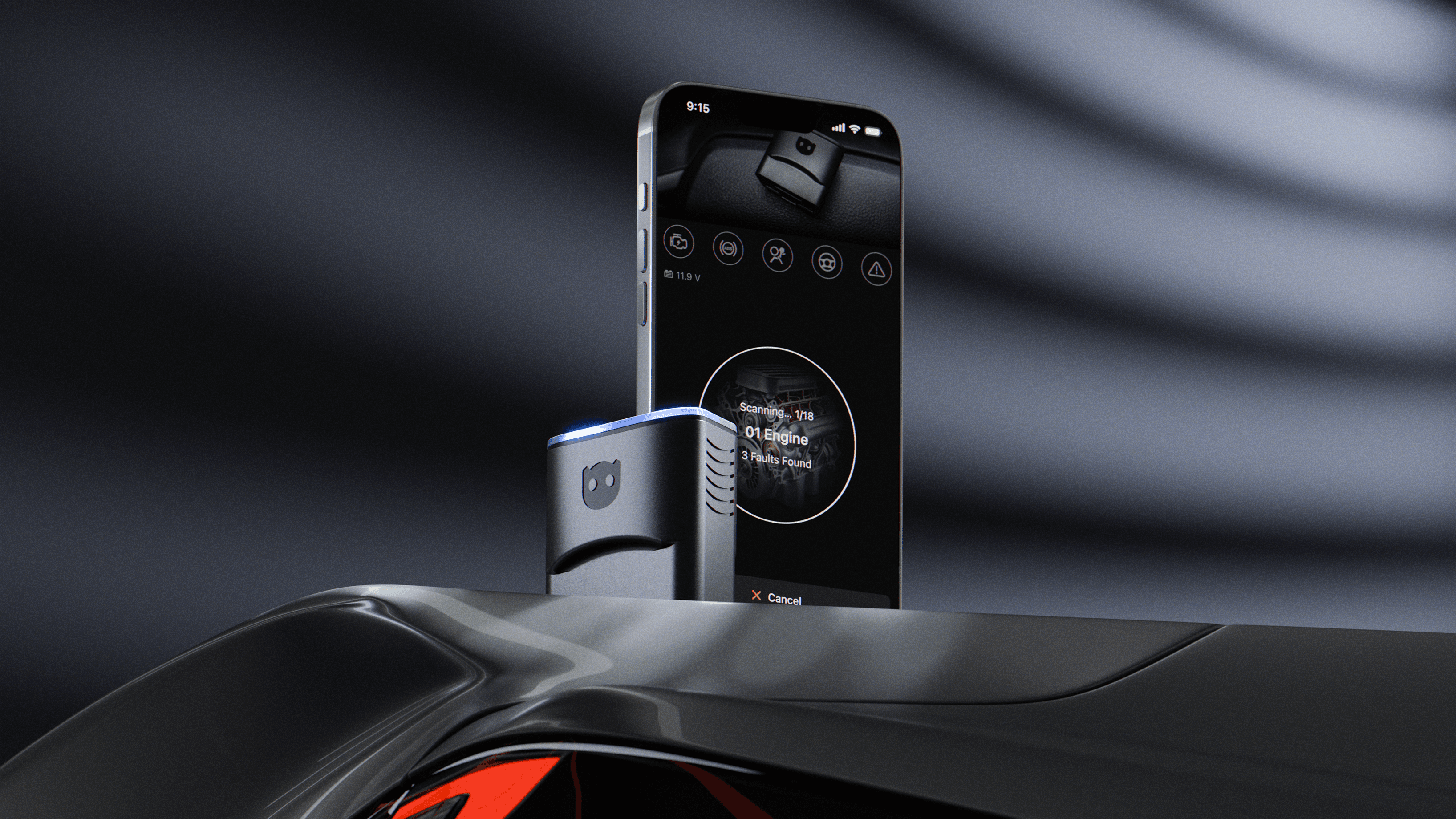 OBD Eleven NextGen 3 PRO + 200 kredytów iOS / Android najlepszy interfejs diagnostyczny OBD-2 do VAG: VOLKSWAGEN AUDI SKODA SEAT - mobilny VCDS