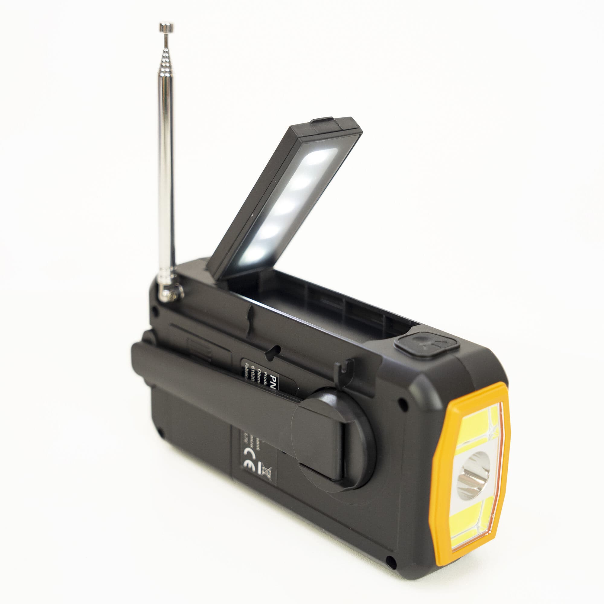 PNI DYN300 przenośne radio awaryjne AM/FM/SW, dynamo, latarka LED, powerbank 4000mAh - radio dla preppersa, survival
