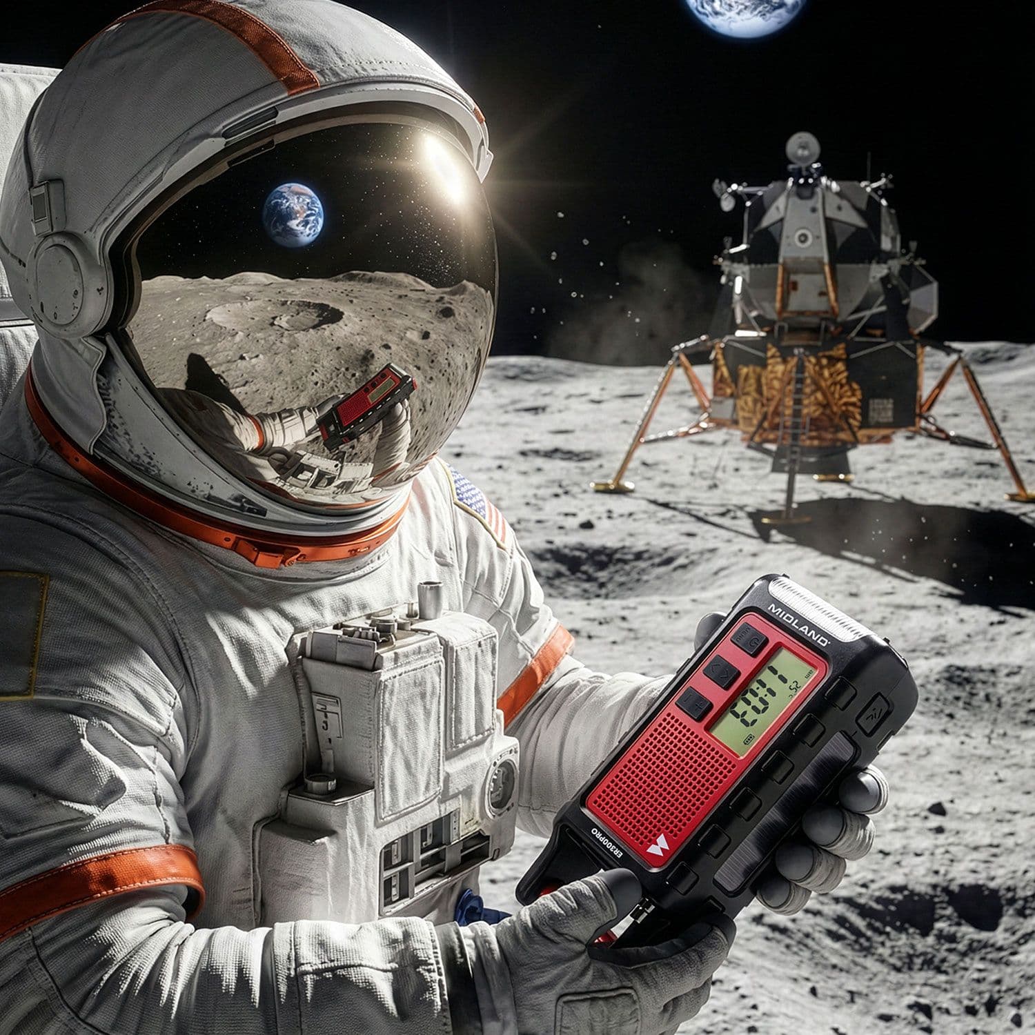 Midland ER300 PRO radio awaryjne AM/FM powerbank 10000mAh, latarka, bluetooth i wieloma źródłami zasilania - radio dla preppersa, survival