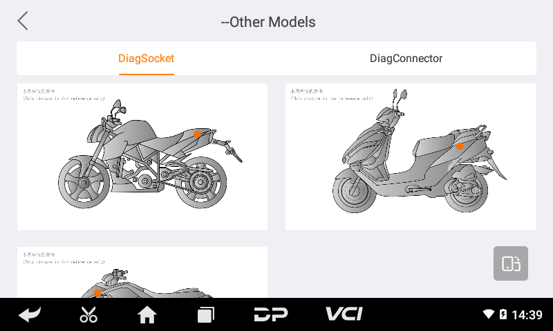 OBDSTAR iSCAN CFMOTO interfejs diagnostyczny OBD-2 do motocykli, skuterów i quadów CFMOTO
