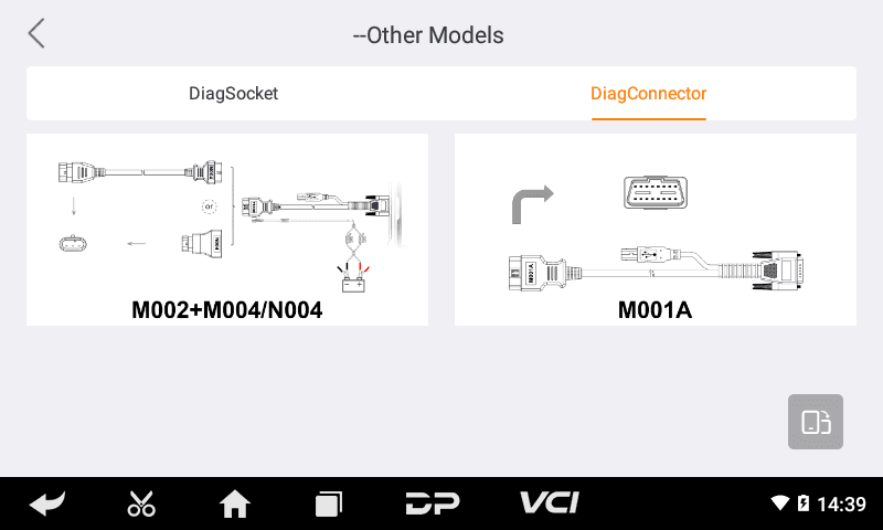 OBDSTAR iSCAN CFMOTO interfejs diagnostyczny OBD-2 do motocykli, skuterów i quadów CFMOTO