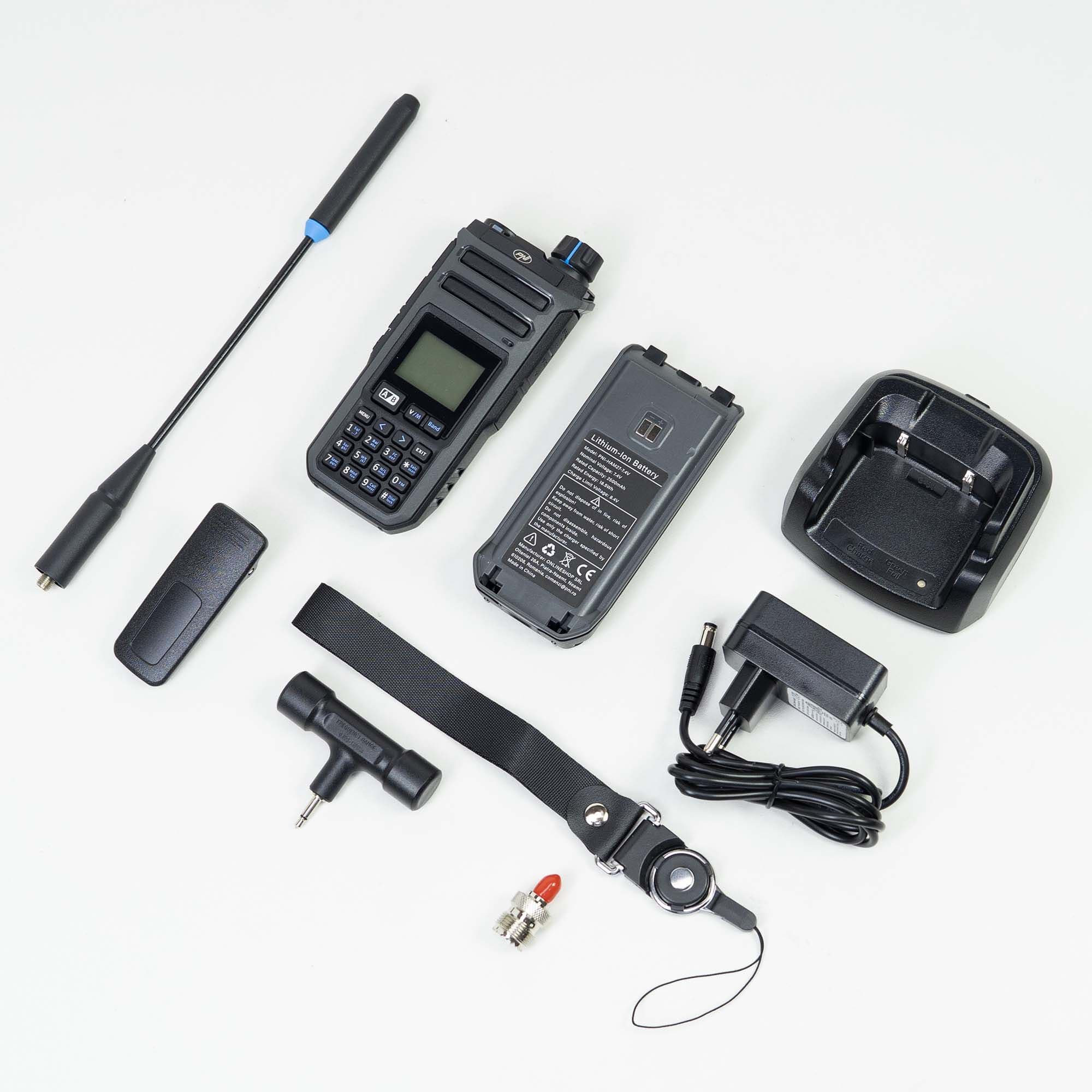 PNI HAM27 skaner radiowy odbiornik AM FM 0.1-1160MHz np. pasmo lotnicze, morskie, kolejowe, służby, CB radio, PMR, radio FM, pasma amatorskie