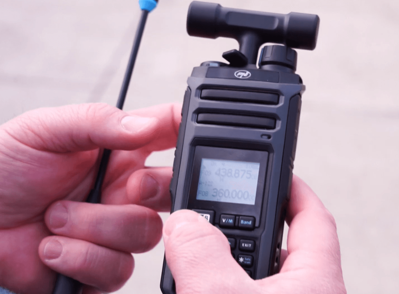 PNI HAM27 skaner radiowy odbiornik AM FM 0.1-1160MHz np. pasmo lotnicze, morskie, kolejowe, służby, CB radio, PMR, radio FM, pasma amatorskie