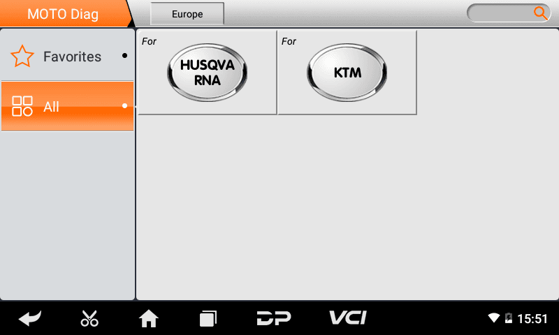 OBDSTAR iSCAN KTM HUSQVARNA interfejs diagnostyczny do motocykli ATV UTV marki KTM i HUSQVARNA