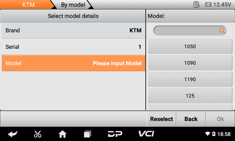 OBDSTAR iSCAN KTM HUSQVARNA interfejs diagnostyczny do motocykli ATV UTV marki KTM i HUSQVARNA
