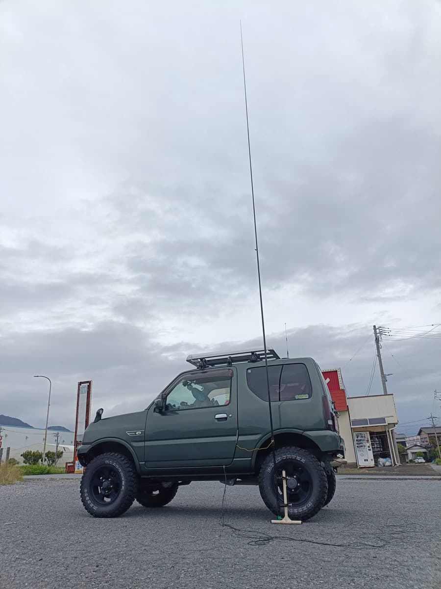 OHM-BCR-X-ADVANCE karbonowa antena KF/50 MHz, długość ok. 600cm, kompletny zestaw do pracy terenowej