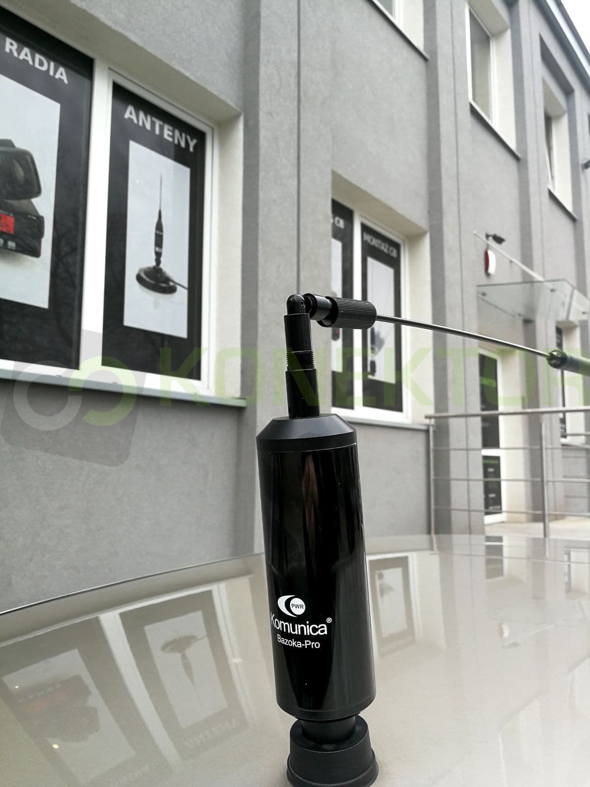 KOMUNICA BAZOKA PRO Antena szerokopasmowa KF 7-54MHz długość 122cm złącze PL BEZ STROJENIA BAZOOKA