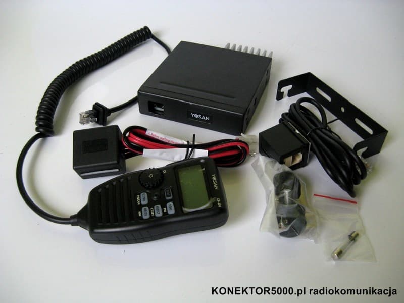 Yosan CB-250 CB radio do zabudowy w aucie - sterowanie w mikrofonie - dyskretny montaż