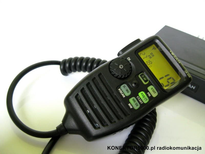 Yosan CB-250 CB radio do zabudowy w aucie - sterowanie w mikrofonie - dyskretny montaż