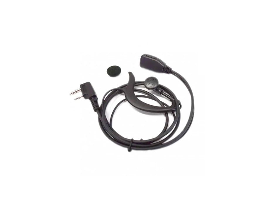 AnyTone mikrofonosłuchawka z zausznikiem 2-pin np. do AT-D878UV, AT-D890UV, AT-D168UV (mikrofon słuchawka, zestaw słuchawkowy)
