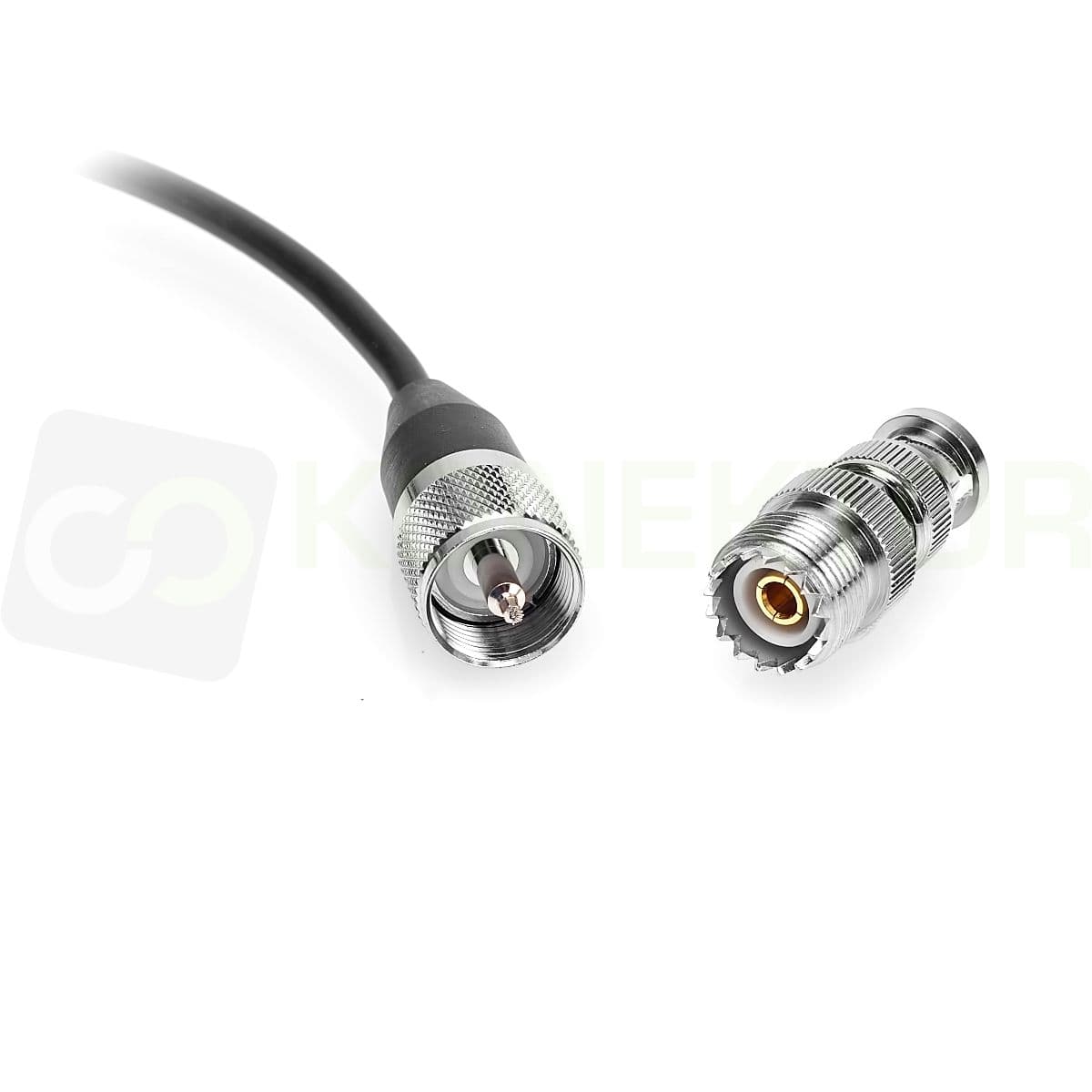 Przejściówka adapter UC-1/BNC BNC/UC-1 RADIORA PTFE/Gold