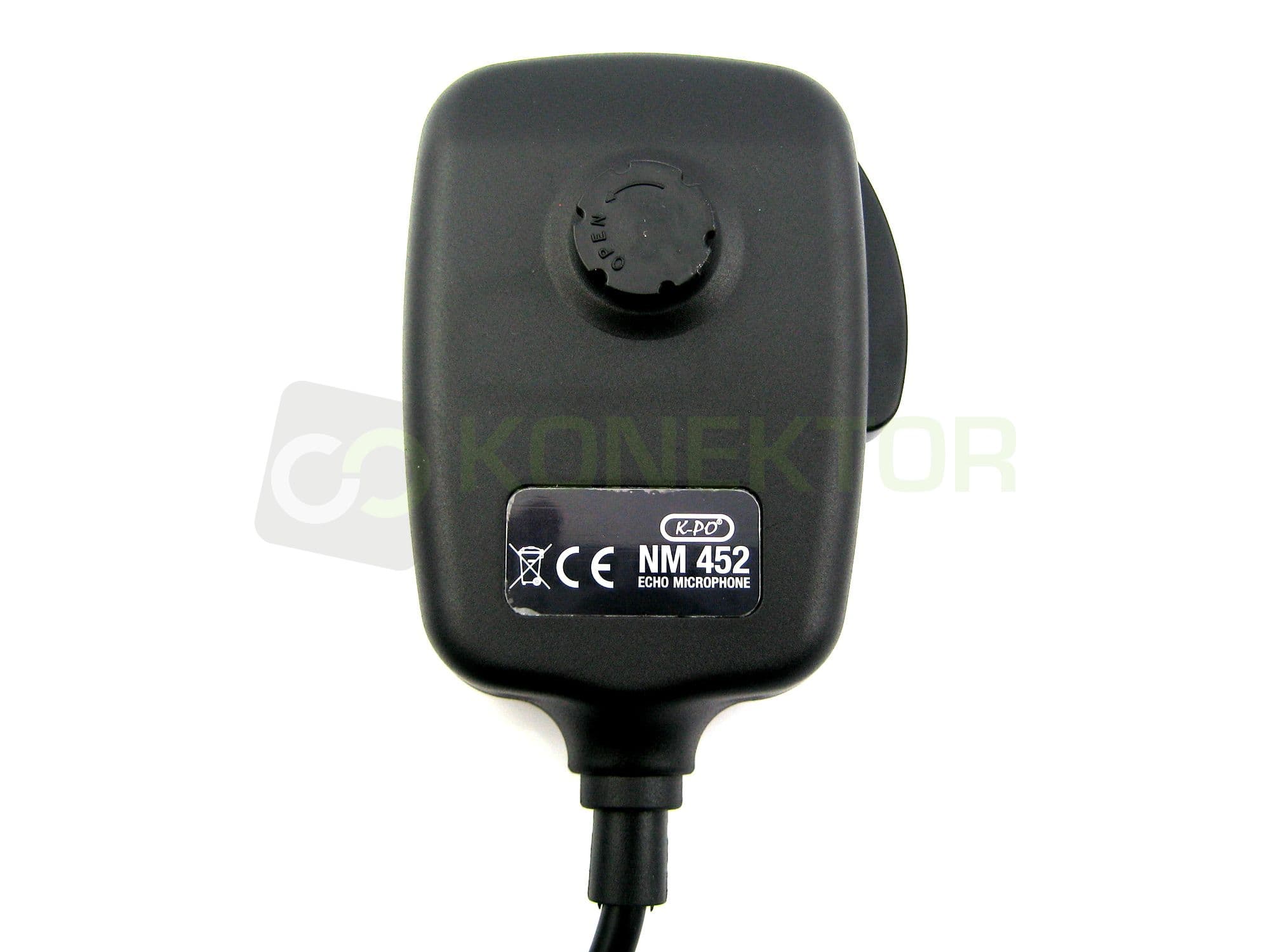 K-PO NM 452 WZMOCNIENIE, CYFROWE ECHO, mikrofon do CB radia 6-PIN President (KPO 452)