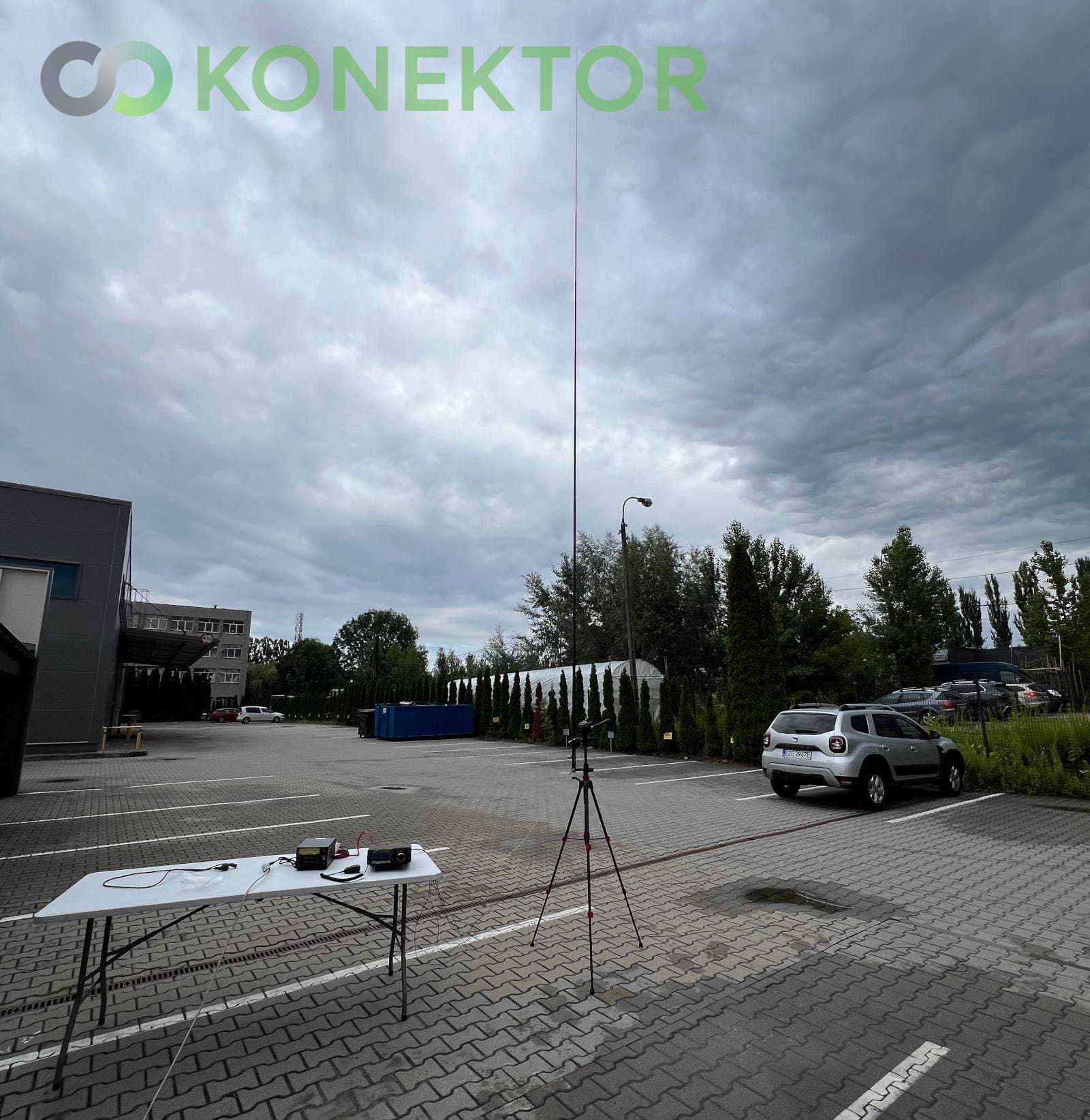 OHM-BCR-X-ADVANCE karbonowa antena KF/50 MHz, długość ok. 600cm, kompletny zestaw do pracy terenowej