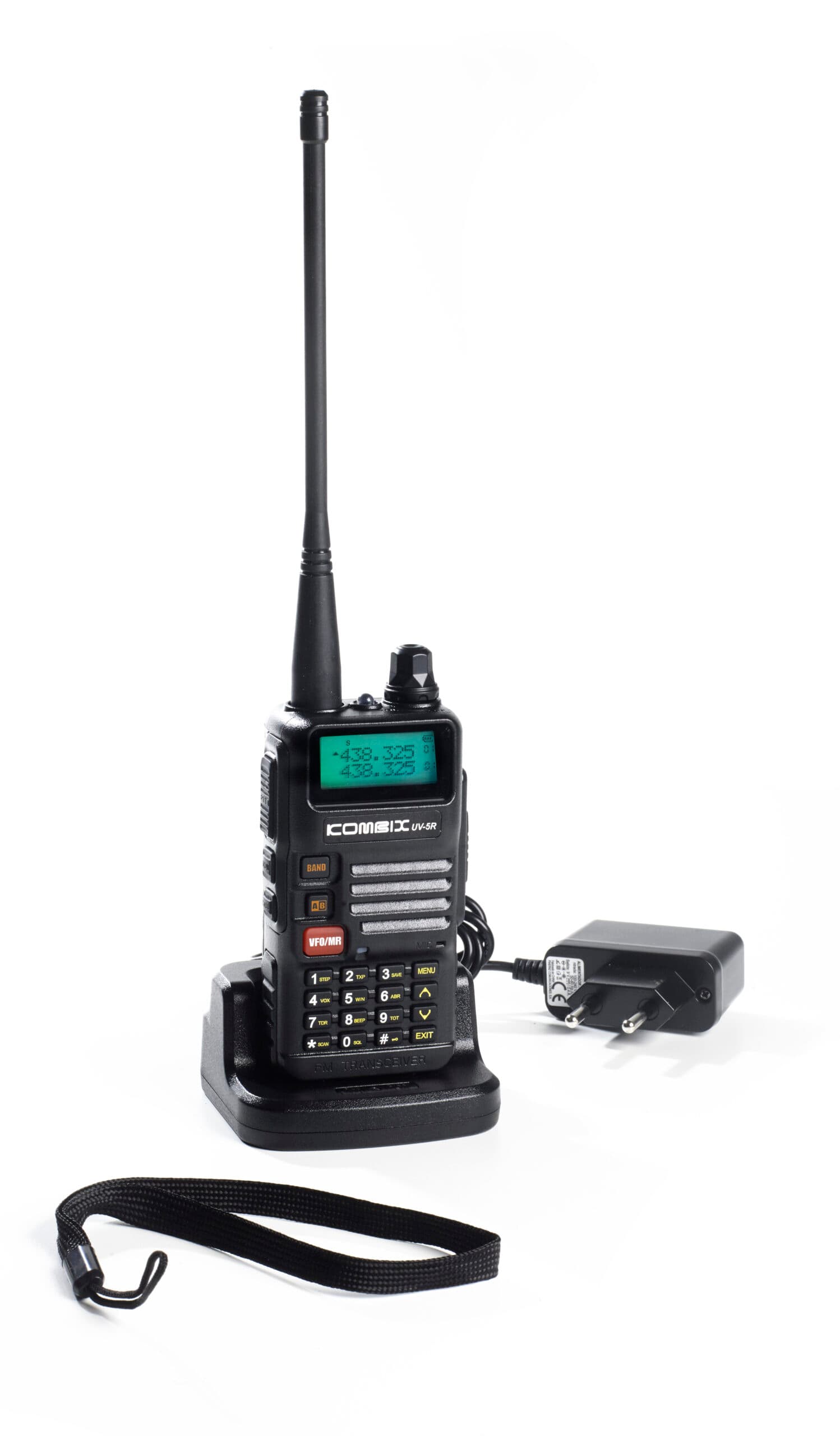 Kombix UV-5R radiotelefon ręczny 5W VHF/UHF + skaner częstotliwości (lepszy Baofeng UV-5R, UV-82)