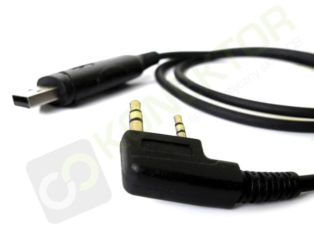 Kabel do programowania Baofeng UV-5R, UV-82, BF-888-S i podobnych (złącze 2-pin Kenwood, Wouxun itp.)