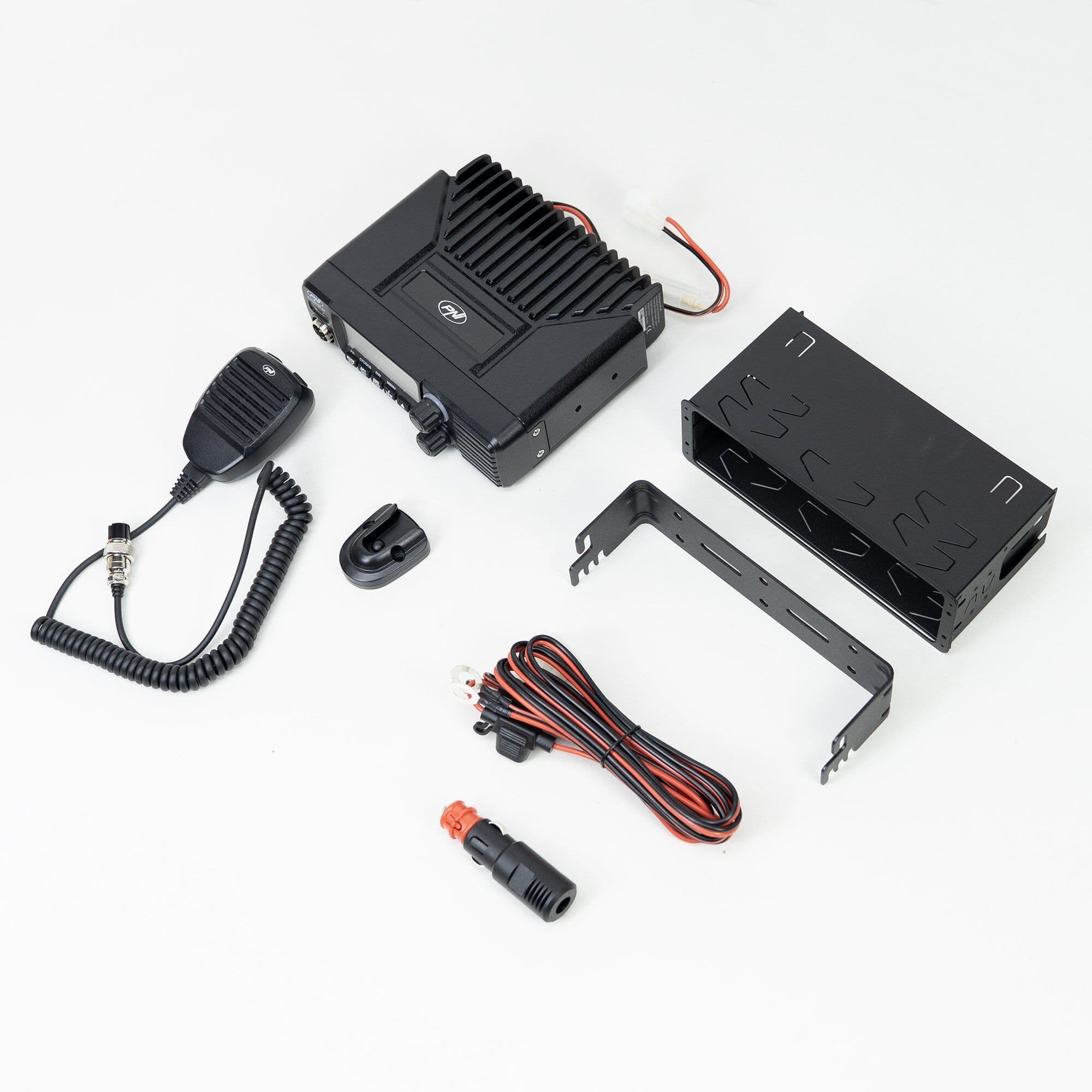 PNI Escort HP 40 CB radio AM/FM, zasilanie 12/24V, RF Gain, NRC, pomiar SWR, USB-C, montaż 1-DIN
