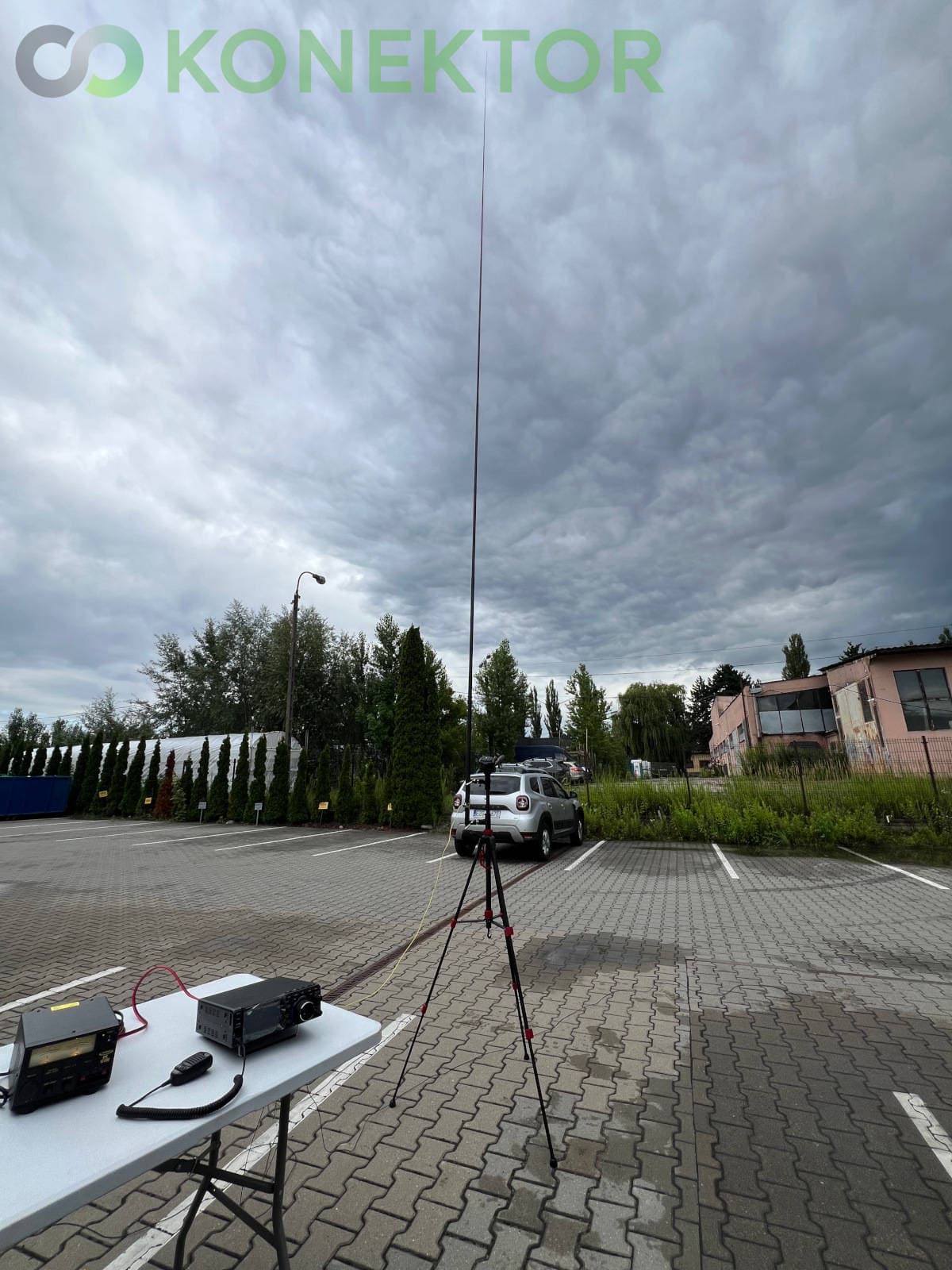 OHM-BCR-X-ADVANCE karbonowa antena KF/50 MHz, długość ok. 600cm, kompletny zestaw do pracy terenowej