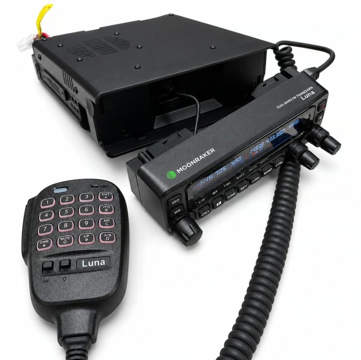 MOONRAKER LUNA radio amatorskie 2m/70cm + AIRBAND - duża moc 70W - radiotelefon przewoźny duobander VHF UHF